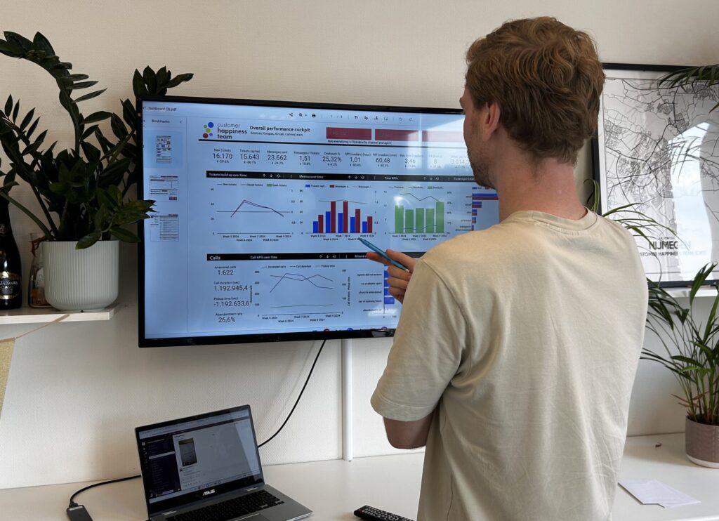 Data-analyse optimaliseert klantenservice door inzicht in klantgedrag en efficiëntieverbetering